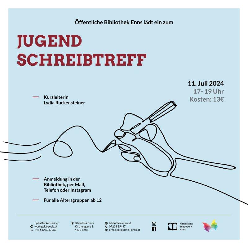 Jugendschreibtreff Juli