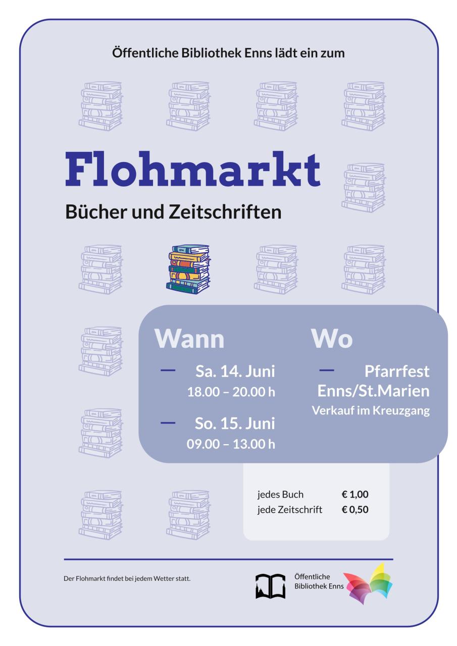 Flohmarkt Plakat