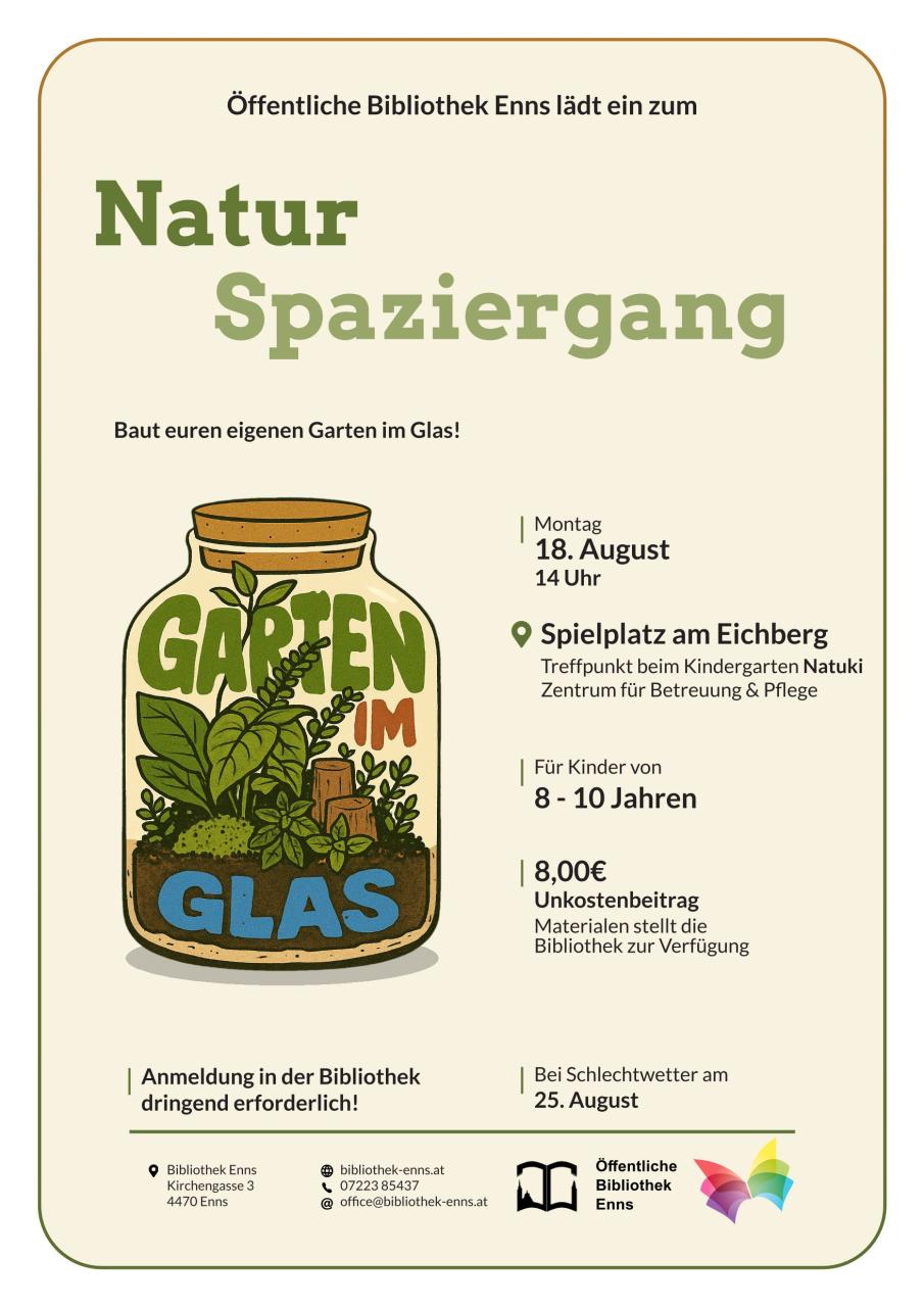 Garten im Glas