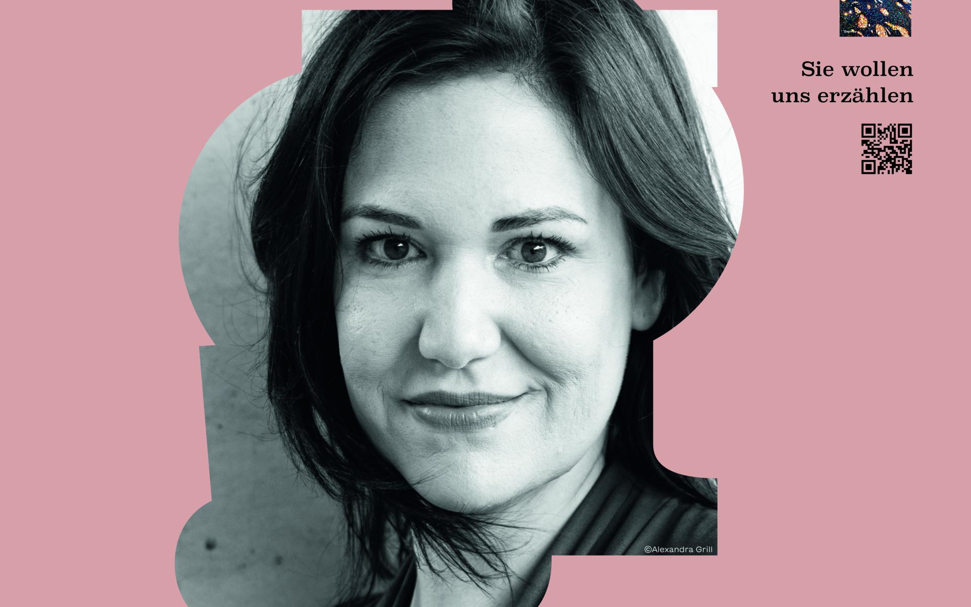 Plakat Lesung Birgit Birnbacher in der Zuckerfabrik