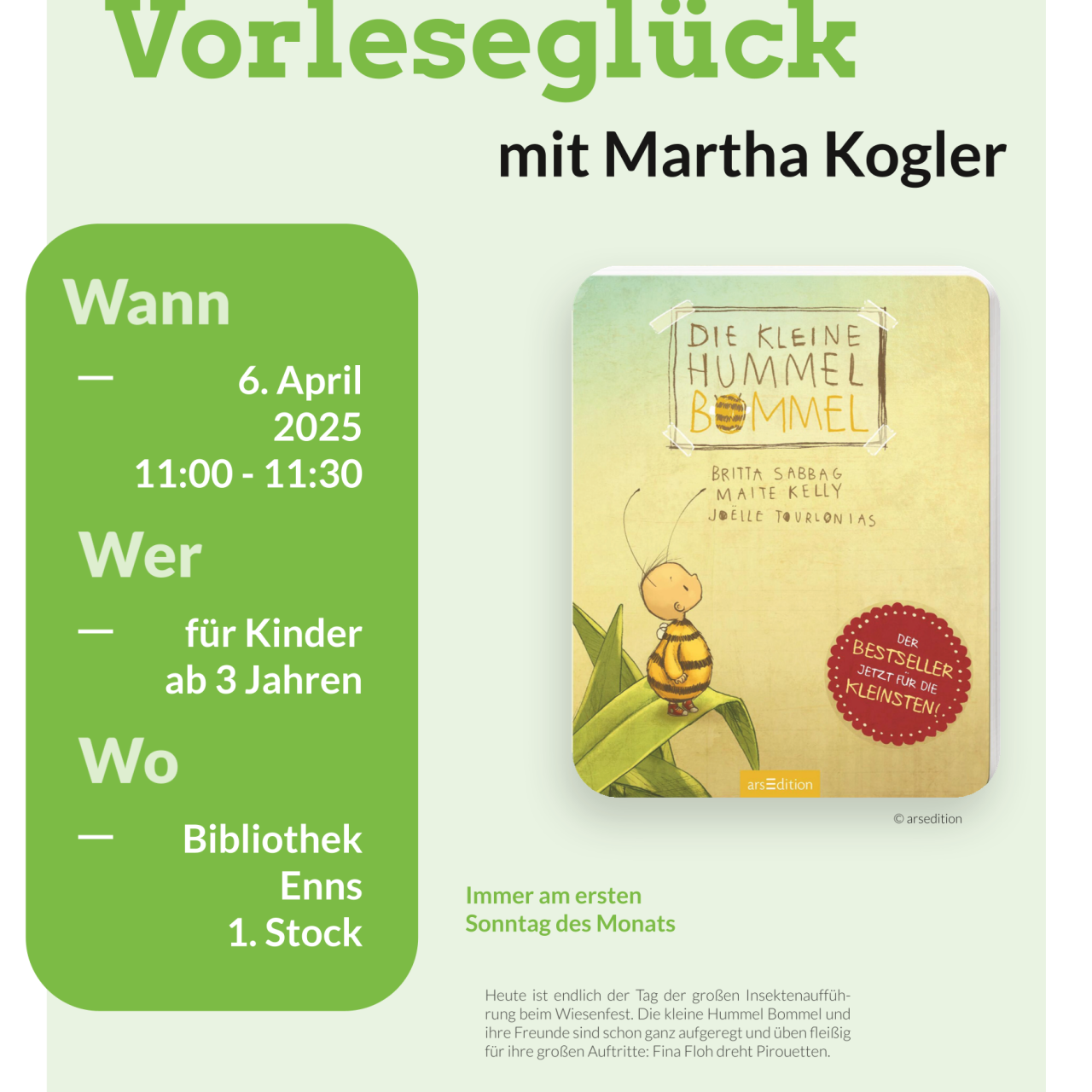 Vorleseglück April