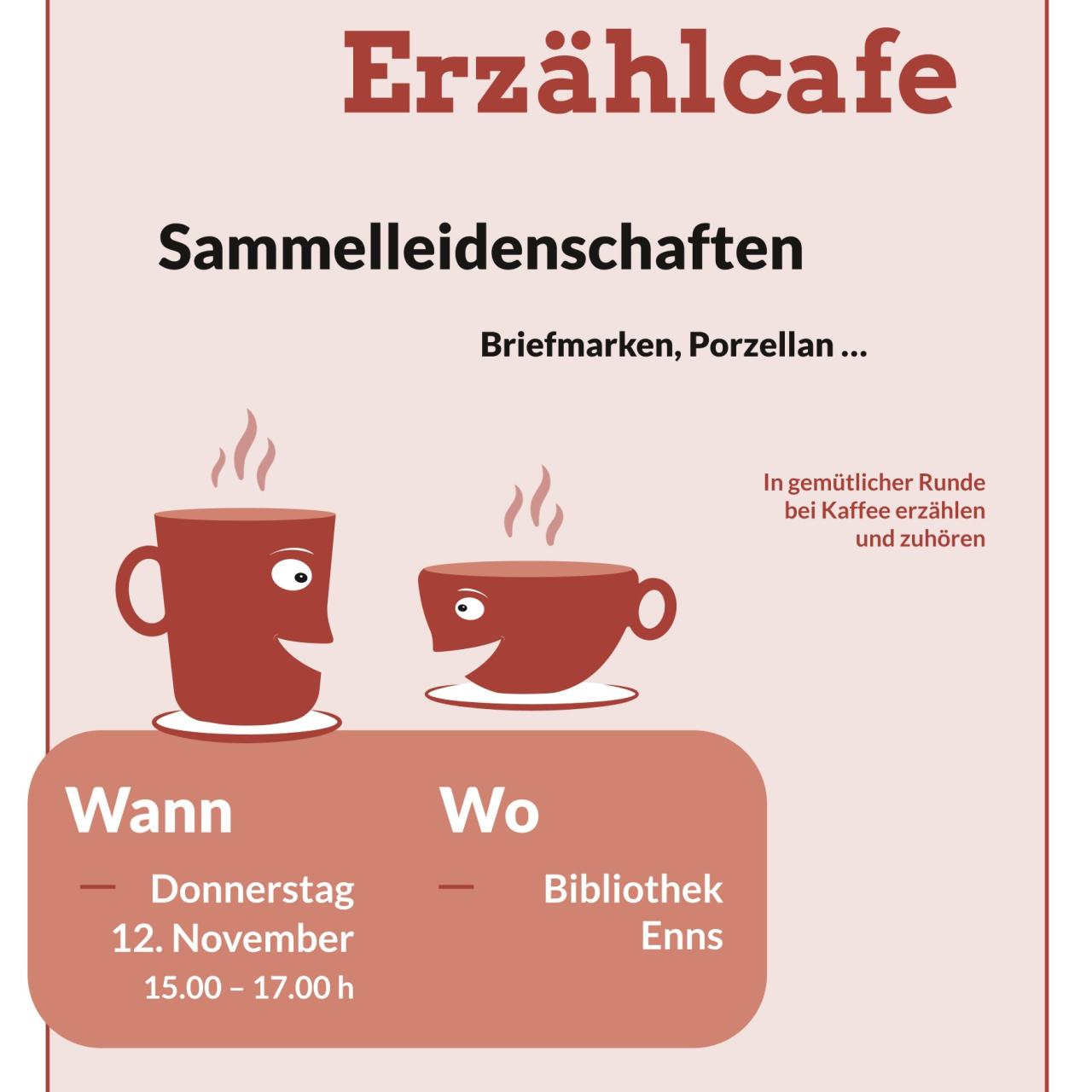 Erzählcafe November Sammelleidenschaften
