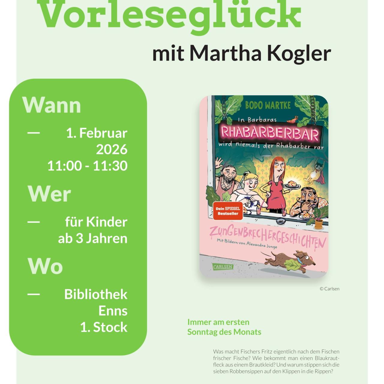 Vorleseglück Februar
